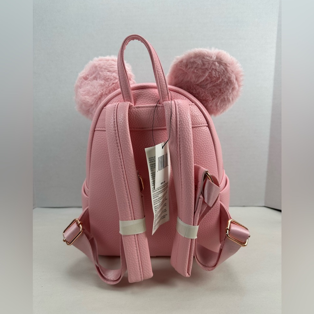 Loungefly Disney Parks Minnie Mouse Piglet Pink Mini Backpack & Ears - Picture 13 of 16